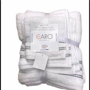Caro 6piece Towel Set 0 Cotton
